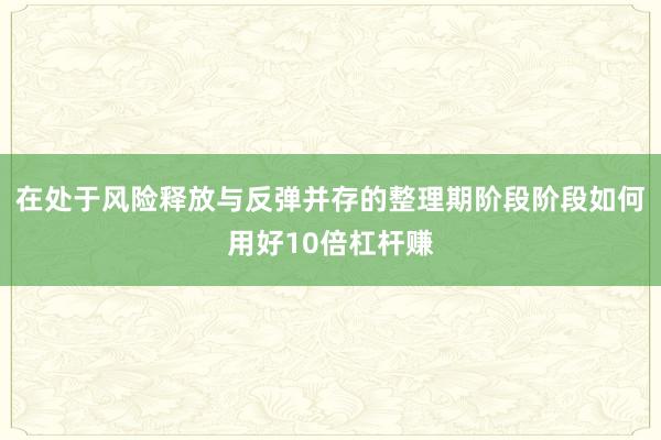 在处于风险释放与反弹并存的整理期阶段阶段如何用好10倍杠杆赚